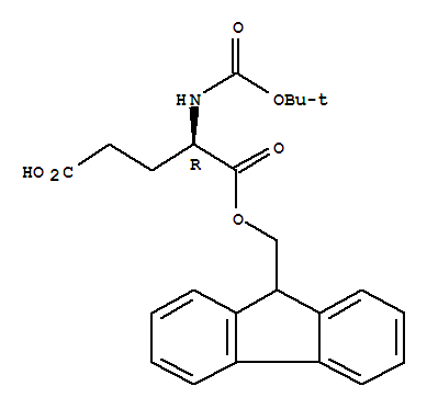 Boc-D-Glutamic acid 1-fluorenylmethylester Structure,214630-10-1Structure