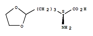 (S)-2-amino-5-(1,3-dioxolan-2-yl)-pentanoic acid Structure,215054-80-1Structure