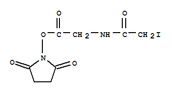 2,5-Dioxo-1-pyrrolidinyl n-(iodoacetyl)glycinate Structure,215099-66-4Structure