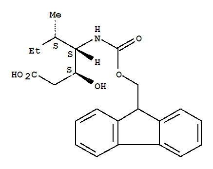 Fmoc-(3s,4s, 5s)-4-amino-3-hydroxy-5-methyl heptanoic acid Structure,215190-17-3Structure