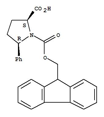 (2S,5r)-fmoc-5-phenyl-pyrrolidine-2-carboxylic acid Structure,215190-21-9Structure