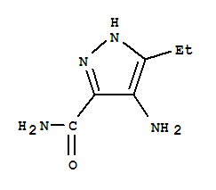 1H-pyrazole-3-carboxamide,4-amino-5-ethyl- Structure,215298-74-1Structure