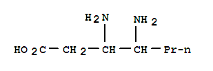 Heptanoic acid, 3,4-diamino- Structure,215306-03-9Structure