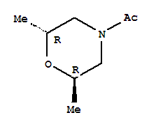 Morpholine, 4-acetyl-2,6-dimethyl-, (2r,6r)-rel-(9ci) Structure,215435-09-9Structure