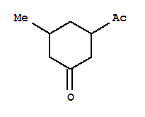 Cyclohexanone, 3-acetyl-5-methyl-(9ci) Structure,215457-99-1Structure