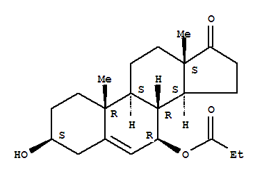 3-Hydroxy-17-oxoandrost-5-en-7-yl propionate Structure,216062-81-6Structure