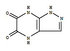 1H-pyrazolo[3,4-b]pyrazine-5,6-diol(8ci) Structure,21616-67-1Structure