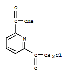 2-Pyridinecarboxylic acid,6-(chloroacetyl )-,methyl ester (9ci) Structure,216160-41-7Structure