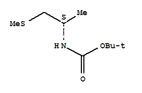 Carbamic acid,[(1s)-1-methyl-2-(methylthio)ethyl ]-,1,1-dimethylethyl ester Structure,216236-33-8Structure