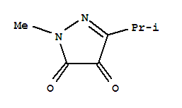 1H-pyrazole-4,5-dione,1-methyl-3-(1-methylethyl)-(9ci) Structure,216319-92-5Structure