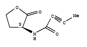 2-Butynamide,n-[(3s)-tetrahydro-2-oxo-3-furanyl]-(9ci) Structure,216596-79-1Structure