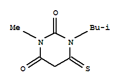 3-Methyl-1-(2-methylpropyl)-6-thioxo-pyrimidine-2,4(1h,3h)-dione Structure,216686-76-9Structure