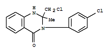 2-(Chloromethyl)-3-(4-chlorophenyl)-2-methyl-1,2,3,4-tetrahydroquinazolin-4-one Structure,217461-92-2Structure