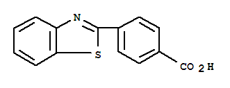 2-(4-Carboxyphenyl)benzothiazole Structure,2182-78-7Structure