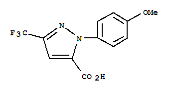 1-(4-Methoxyphenyl)-3-(trifluoromethyl)-1h-pyrazole-5-carboxylic acid Structure,218631-48-2Structure