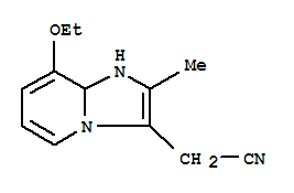 Imidazo[1,2-a]pyridine-3-acetonitrile, 8-ethoxy-1,8a-dihydro-2-methyl-(9ci) Structure,218920-84-4Structure