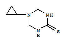 1,3,5-Triazine-2(1h)-thione,5-cyclopropyltetrahydro-(9ci) Structure,218929-47-6Structure