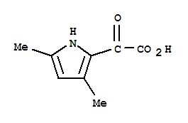 Pyrrole-2-glyoxylic acid, 3,5-dimethyl- (6ci,8ci) Structure,21898-46-4Structure