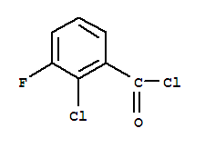 2-Chloro-3-fluorobenzoyl chloride Structure,21900-57-2Structure