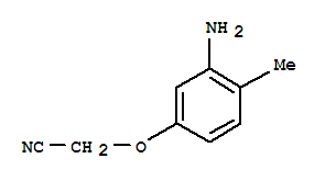 Acetonitrile, (3-amino-4-methylphenoxy)-(9ci) Structure,219312-05-7Structure