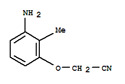 Acetonitrile, (3-amino-2-methylphenoxy)-(9ci) Structure,219312-15-9Structure