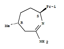 2H-azepin-7-amine,3,4,5,6-tetrahydro-5-methyl-2-(1-methylethyl)-,(2s,5r)-(9ci) Structure,219477-93-7Structure