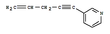 Pyridine, 3-(4-penten-1-ynyl)-(9ci) Structure,219480-94-1Structure