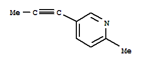 Pyridine, 2-methyl-5-(1-propynyl)-(9ci) Structure,219480-95-2Structure