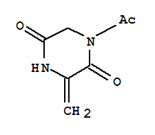 2,5-Piperazinedione, 1-acetyl-3-methylene-(9ci) Structure,219608-32-9Structure