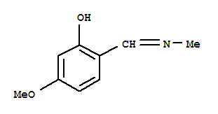 Phenol, 5-methoxy-2-[(methylimino)methyl]-(9ci) Structure,219718-69-1Structure