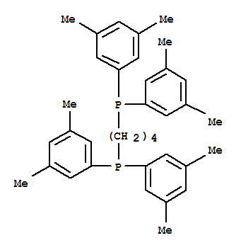 1,4-Bis[bis(3,5-dimethylphenyl)phosphino]butane Structure,220185-37-5Structure