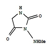 2,4-Imidazolidinedione,3-(methylamino)-(9ci) Structure,220442-66-0Structure