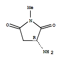 2,5-Pyrrolidinedione,3-amino-1-methyl-,(3r)-(9ci) Structure,220835-67-6Structure