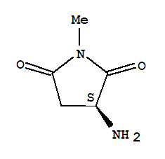 2,5-Pyrrolidinedione,3-amino-1-methyl-,(3s)-(9ci) Structure,220835-68-7Structure