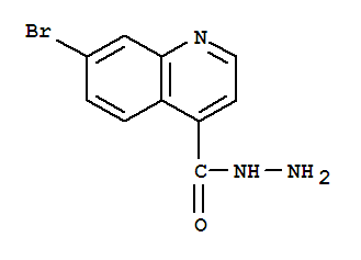 4-Quinolinecarboxylicacid,7-bromo-,hydrazide(9ci) Structure,220844-66-6Structure