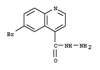 4-Quinolinecarboxylicacid,6-bromo-,hydrazide(9ci) Structure,220844-68-8Structure