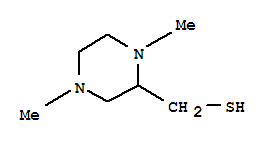 2-Piperazinemethanethiol, 1,4-dimethyl- Structure,221056-29-7Structure