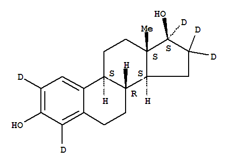 17B-estradiol-2,4,16,16,17-d5 Structure,221093-45-4Structure