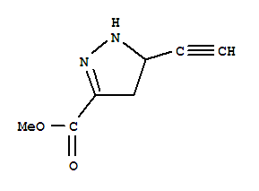 1H-pyrazole-3-carboxylicacid,5-ethynyl-4,5-dihydro-,methylester(9ci) Structure,221100-79-4Structure