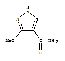 1H-pyrazole-4-carboxamide,3-methoxy-(9ci) Structure,221300-31-8Structure