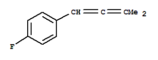 Benzene, 1-fluoro-4-(3-methyl-1,2-butadienyl)-(9ci) Structure,221312-23-8Structure