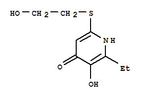 4(1H)-pyridinone, 2-ethyl-3-hydroxy-6-[(2-hydroxyethyl)thio]-(9ci) Structure,221695-78-9Structure