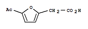 2-Furanacetic acid, 5-acetyl-(9ci) Structure,222553-95-9Structure