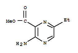 Methyl 3-amino-6-ethylpyrazine-2-carboxylate Structure,2231-51-8Structure