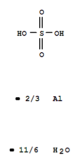 Aluminum sulfate hydrate, puratronic Structure,22337-62-8Structure