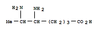 Heptanoic acid, 5,6-diamino- Structure,223602-78-6Structure