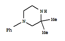 Piperazine, 3,3-dimethyl-1-phenyl-(9ci) Structure,223786-43-4Structure