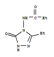 Propanamide, n-(3-ethyl-1,5-dihydro-5-oxo-4h-1,2,4-triazol-4-yl)- Structure,223795-10-6Structure