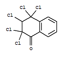 2,2,3,4,4-Pentachloro-1,2,3,4-tetrahydronaphthalen-1-one Structure,2243-28-9Structure