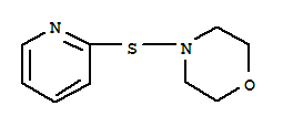 Morpholine, 4-(2-pyridinylthio)-(9ci) Structure,2244-48-6Structure